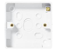 Merriway bh04934 Moldeado Interruptor de luz Superficie Cajas de conexión empotrable (20 mm de Profundidad, Juego de 2 Piezas