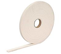 Merriway bh04940 autoadhesivo burlete de espuma de alta densidad PVC, 5 m, color blanco, Pack de 2