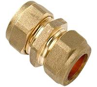 Merriway bh05138 compresión de latón conector recto 22 mm, set de 5 piezas