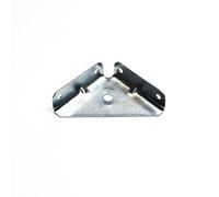 Merriway bh05150 Corner Brace Soporte Platos galvanizado 50 mm x 50 mm, set de 2 piezas