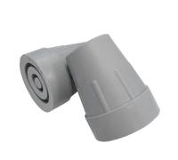 Merriway bh05153 Heavy Duty de goma andador Muleta Virola puntas gris 22 mm, set de 2 piezas