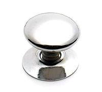 Merriway bh05187 puerta pomo latón cromado victoriano 38 mm, juego de 5 piezas