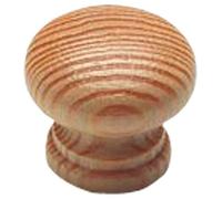 Merriway bh05189 tirador de puerta de pino lacado con orificios 40 mm, juego de 4 piezas