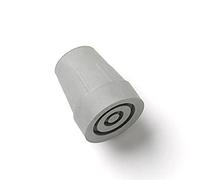 Merriway bh05288 Heavy Duty de goma andador Muleta Virola puntas gris 25 mm, set de 2 piezas
