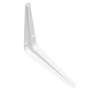 Merriway BH05494 Soportes de Estante Estilo Londres, 225 x 175 mm, Color Blanco, Set de 12 Piezas