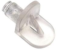 Merriway bh05496 estante soportes a presión para estantes transparente, juego de 100 piezas