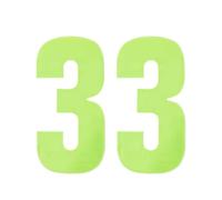 Merriway bh05617 150 mm (6 pulgadas) caja de alta visibilidad reflectante autoadhesivo pelable caja de basura de plástico cubo de la basura número 3 - amarillo (Pack de 2)