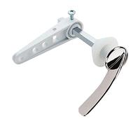Merriway bh05645 cromado manija de metal de repuesto para cisterna de inodoro