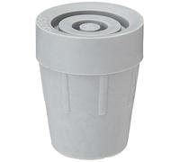 Merriway bh05710 Heavy Duty de goma andador Muleta Virola puntas, 25 mm (1 pulgada), color gris, Pack de 5