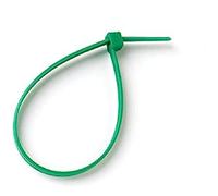 Merriway bh05802 Juego de bridas para cables (nailon, 150 mm (6 pulgadas) X 3,6 mm, color verde, Paquete de 100