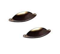 Merriway bh05839 64 mm (2,1/2 pulgadas) carcasa, estilo inglés antiguo armario armario cajón mango - Pack de 2