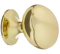 Merriway bh06140 armario para puerta de armario pomo OVAL EB METAL 32 mm, juego de 4 piezas