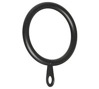 Merriway bh06185 cortina para barra de cortina anillo fijo EYE BLACK METAL Interior Dimension 50 mm OD 60 mm, juego de 8 piezas