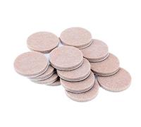Merriway BH07073 - Almohadillas de fieltro autoadhesivas para muebles, 50 mm de diámetro, 16 unidades, color beige