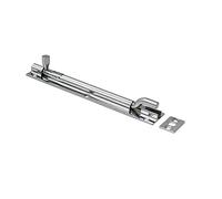 Merriway BH07727 - Perno de barril de puerta con cuello de cisne, color plateado