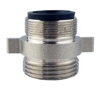 Merriway® BH08064 - Adaptador de manguera de grifo mezclador, plástico cromado (paquete de 1)