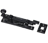 Merriway - Cerrojo para puerta (100 mm), color negro