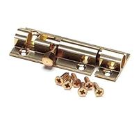 Merriway - Cerrojo para puerta (38 mm, 3 unidades), bronce