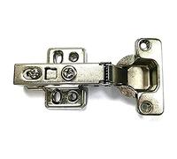 Merriway Cierre para armario BH04534, 35 mm, suave con bisagras ocultas, cobertura completa con forma de cruz, placa acoplable, paquete de 2