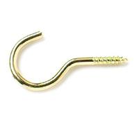 Merriway - Ganchos (38 mm, 50 unidades), revestimiento de latón