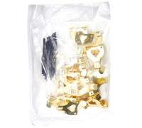 Merriway - Ganchos para colgar cuadros (Nº 3, 25 unidades, dos puntos de fijación)