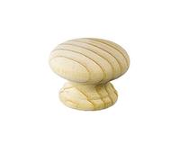 Merriway perforadas, bh03883 de puerta (pino sin lacar 60 mm - marrón (2 piezas)