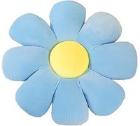 MERRIYARD Cojín de Felpa, Flores for el Piso for Muebles Decorativo (75 cm, Rojo)(Blue,35CM)