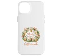 Merry and Caffeinated Christmas Iced Coffee Wreath Carcasa para iPhone 14 Plus