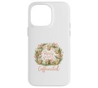 Merry and Caffeinated Christmas Iced Coffee Wreath Carcasa para iPhone 14 Pro MAX