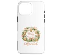 Merry and Caffeinated Christmas Iced Coffee Wreath Carcasa para iPhone 16 Pro MAX