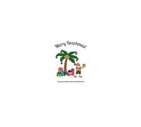 Merry Beachmas!: Surf, Sand & Christmas Coloring Adventures for Kids