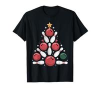 Merry Bowlmas - Bolas de Bolos Divertidas para Navidad Camiseta
