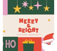 Merry & Bright: A Christmas Coloring Book for Kids: Easy and Fun Holiday Coloring Pages for Ages 3-7