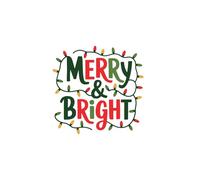 Merry & Bright Journal: A 120-Page Lined Notebook for Recording Christmas Reflections, Lists, and Special Moments