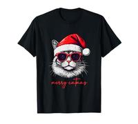Merry Catmas Funny Christmas Cat Lover Camiseta