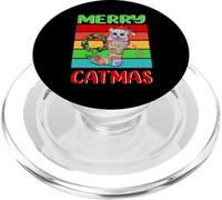 Merry Catmas Ragdoll Christmas Cat Kitty Funny Xmas PopSockets PopGrip para MagSafe