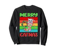 Merry Catmas Ragdoll Christmas Cat Kitty Funny Xmas Sudadera