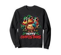 Merry Chickmas Chicken Lovers Christmas Lights Farmer Xmas Sudadera