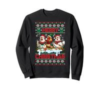 Merry Chickmas Ugly Sweater Chicken Lovers Christmas Outfit Sudadera