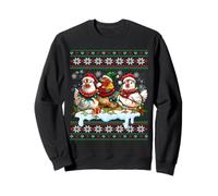Merry Chickmas Ugly Sweater Chicken Lovers Christmas Outfit Sudadera