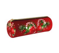 Merry Christmas 1 - Estuche de mano para bolígrafo y lápices, bolsa de papelería multiusos para estudiantes universitarios de secundaria, White, Talla única, Organizador de bolsas