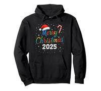 Merry Christmas 2025 Colorful Holiday Lights Family Matching Sudadera con Capucha