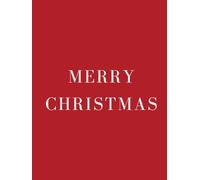 Merry Christmas: A Decorative Book │ Perfect for Stacking on Coffee Tables & Bookshelves │ Customized Interior Design & Home Decor (Holiday Decor)