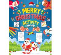 Merry Christmas Activity Book For Kids Ages 5-14 Years Old: Holiday Activities Puzzles Book for children | Word Search, Coloring, Word Scramble, Sudoku, Mazes & More!