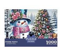 Merry Christmas Adultos Christmas 1000 Tabletas, Rompecabezas Familiar Creativo Panorámico, Regalos Navideños para Niñas/niños, A Partir De 14 Años 38x26cm/1000pcs