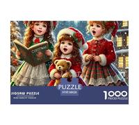 Merry Christmas Adultos Christmas 1000 Tabletas, Rompecabezas Familiar Único Multicolor, Regalos Navideños para Niñas/niños, A Partir De 14 Años 38x26cm/1000pcs