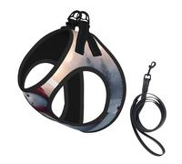 Merry Christmas - Arnés reflectante para perro, diseño de muñeco de nieve con 1 estampado de muñeco de nieve, arnés para cachorros, para entrenamiento de caminata