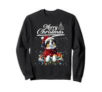 Merry Christmas Australian Shepherd Santa Dog Lovers Xmas Sudadera