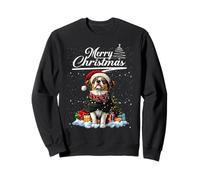 Merry Christmas Australian Shepherd Santa Dog Lovers Xmas Sudadera