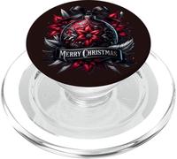 Merry Christmas Balls For Goth Mom and Grandma Gothic Xmas PopSockets PopGrip para MagSafe